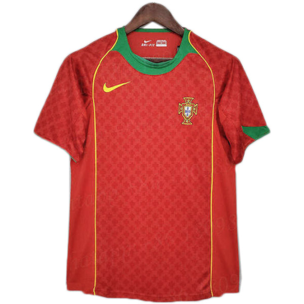 Portugal home retro jersey men's second uniform football tops sport soccer shirt 2004